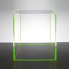 ON THE ROCKS Acrylic Side Table | Tables by Oggetti Designs. Item made of glass with synthetic
