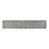 Floral Pattern Rug Runner - Vintage Handwoven Hallway Floor | Runner Rug in Rugs by Vintage Pillows Store. Item composed of wool and fiber