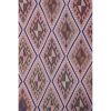 Classic Handwoven Pastel Color Diamond Pattern Turkish Kilim | Area Rug in Rugs by Vintage Pillows Store. Item made of cotton