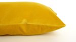 buttercup yellow velvet pillow case // yellow velvet cushion | Pillows by velvet + linen