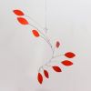 Orange Mobile for the Minimalist or Modern Home Leaves | Wall Sculpture in Wall Hangings by Skysetter Designs. Item composed of metal in minimalism or modern style