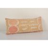 Yellow Suzani Lumbar Pillow Case Fashioned | Sham in Linens & Bedding by Vintage Pillows Store. Item made of cotton