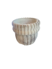 Dusty Salt Knit Planter Classic | Vases & Vessels by RAW & UNIQ