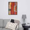 Framed Print - Palestine's Resilience - Geometric Abstract | Work by Eman's Gallery