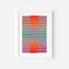 California Stripe Colour Study Print | Prints in Paintings by Amelia Coward