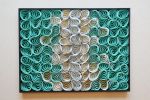 No. 22 Acoustic Diffuser Panel - Gradient Modern Abstract Wall Art | Wall Sculpture in Wall Hangings by Joseph Aurelius