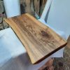 Live Edge Coffee Table | Tables by Ironscustomwood. Item made of wood with metal