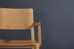 "Evo" CE2. Arms, Natural Solid Wood | Armchair in Chairs by SIMONINI. Item made of wood & fabric