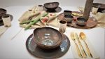 Brown Dinnerware Set, Modern Dish Set, Stoneware Dinnerware | Bowl in Dinnerware by YomYomceramic. Item made of stoneware