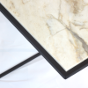 FramE - Travertine Side table | Tables by DFdesignLab - Nicola Di Froscia. Item made of steel with marble works with minimalism & modern style