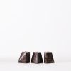 Pyramid Candle Holders Grey | Work by District Loom