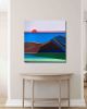 Golden Coast- 40x40 Geometric Landscape | Shilo Ratner | Paintings by Shilo Ratner