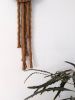 THE PIPA Small Modern Macrame Wall Hanging in Camel/Brown | Wall Hangings by Damaris Kovach