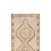 Vintage Hand Knotted Turkish Kurdish Runner 3'10" X 13'8" | Runner Rug in Rugs by Vintage Pillows Store. Item composed of cotton and fiber