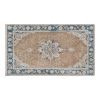 Fantastic Tan Wool Anatolian Karapinar Rug 4'9" X 7'11" | Area Rug in Rugs by Vintage Pillows Store. Item made of cotton