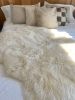 Plush Quad (4-Pelt) Ivory Sheepskin | Area Rug in Rugs by East Perry. Item composed of wool and fiber