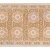 Vintage Pastel Coloured Central Asian Suzani Embroidery - Pi | Tablecloth in Linens & Bedding by Vintage Pillows Store