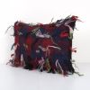 Vintage Handwoven Multi Color Turkish Flokati Rug Shagy Pill | Cushion in Pillows by Vintage Pillows Store