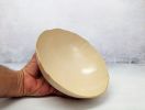 Handmade White Cream Ceramic Bowl | Dinnerware by YomYomceramic. Item composed of ceramic
