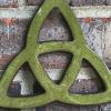 Trinity Celtic Knot (Singular) Olive Glaze | Wall Sculpture in Wall Hangings by Studio Strietnberger / Knottery Pottery - Kathleen Streitenberger. Item made of ceramic