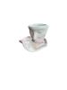 Viridian Bustier Basin Set | Planter in Vases & Vessels by RAW & UNIQ