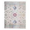 Distressed Handknotted Caucasian Rug 4'1" X 6'5" | Area Rug in Rugs by Vintage Pillows Store. Item made of cotton with fiber