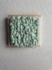 Woven Tile- Fluff- Mint and White | Wall Sculpture in Wall Hangings by Mpwovenn Fiber Art by Mindy Pantuso