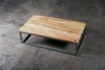 Straight Edge Maple Coffee Table | Tables by Urban Lumber Co.. Item composed of wood and metal