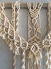 Macrame Wall Hanging- "Lila" | Wall Hangings by Rosie the Wanderer. Item composed of cotton and fiber