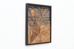 Cedar Tree #2 24" x 30" wood wall art | Wall Sculpture in Wall Hangings by Craig Forget. Item made of wood works with mid century modern & contemporary style