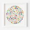 Marbled Dots Collage Geometric Painting | Paintings by Amelia Coward