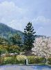 Oleander Drive, Ashgrove | Oil And Acrylic Painting in Paintings by Meredith H. Item composed of canvas in contemporary or country & farmhouse style