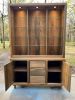 Custom Solid Wood Display Cabinet | Cupboard in Storage by Pelican State Woodworks