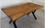 Solid Black Walnut Table | Dining Table in Tables by Ironscustomwood. Item composed of walnut & metal