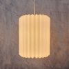 Pillar Large - pendant light, origami lamp | Pendants by Studio Pleat. Item made of paper