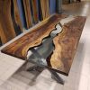 Epoxy Resin Table - Epoxy Kitchen Dining Table, Resin Table | Tables by LuxuryEpoxyFurniture. Item composed of wood and synthetic