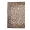 Mid Century Vintage Oushak Rug with All- Over Floral Pattern | Area Rug in Rugs by Vintage Pillows Store. Item made of cotton with fiber