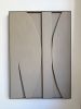 Unique Textured 3D Geometric Artwork - Sculptural Painting - Plaster Wall Art | Wall Sculpture in Wall Hangings by Vaiva Art Atelier