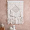 Wool Jute Wall Hanging, Handwoven Boho Wall Decor, Neutral Fiber Art, Textured Textile Wall Hanging | Macrame Wall Hanging in Wall Hangings by Swiflo