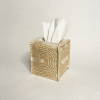 Tissue Box Cover Merino Wool Felt Rake Bamboo | Decorative Box in Decorative Objects by Lorraine Tuson