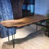 Walnut Computer Solid WoodDesk | Tables by Ironscustomwood. Item composed of walnut