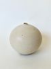 Warm satin white speckled orb no. 17 | Vase in Vases & Vessels by Dana Chieco