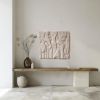 Minimalist Wall Art - Abstract Monochrome Sculpture - Plaster Painting - Textured Monochrome 3D Relief - Unique Housewarming Gift | Wall Sculpture in Wall Hangings by Vaiva Art Atelier