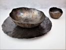 Ceramic Dinnerware Sets, Modern Dinner Set, Rustic Stoneware | Plate in Dinnerware by YomYomceramic. Item made of stone