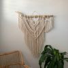 Large Macrame Wall Hanging - "Andrea" | Wall Hangings by Rosie the Wanderer. Item made of wood & cotton