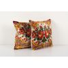 Pair Vintage Lumbar, Set Velvet Pillow Cover Decorative | Sham in Linens & Bedding by Vintage Pillows Store. Item made of cotton