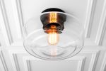 Schoolhouse Ceiling Light - Model No. 1742 | Flush Mounts by Peared Creation. Item composed of brass