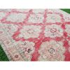 1970s Vintage Turkish Light Red Oushak Rug, Living Room Rug | Area Rug in Rugs by Vintage Pillows Store. Item composed of cotton and fiber