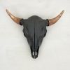 Bison Skull - Black | Wall Sculpture in Wall Hangings by Farmhaus + Co.. Item made of wood