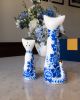 Cat Figurine Set: Big Figurine & Small Salt/Pepper Shaker | Ornament in Decorative Objects by Artisan Homeware | The Section Cafe in Tambon Kho Hong. Item composed of ceramic